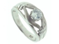 Кольцо, серебро 925, циркон 001 02 21-03778 2009 г инфо 7606w.
